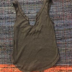 Free People Grey Tank